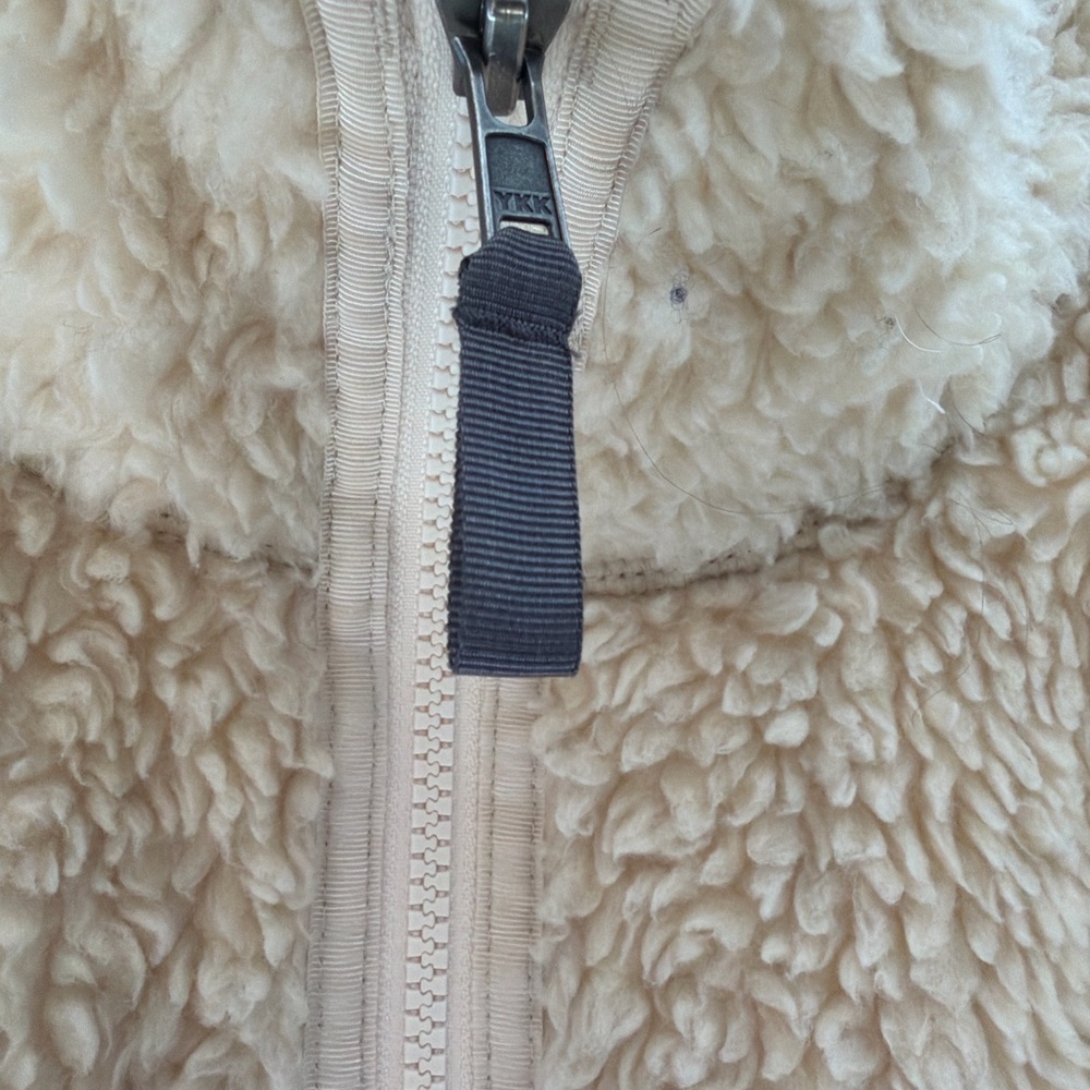 Patagonia Women’s Lunar Dusk High-Pile Sherpa Fleece Jacket Cream Size M STY2309 - Picture 5 of 11